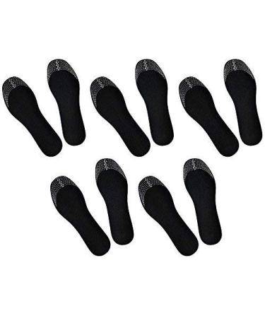 5 Pairs of Wetness and Odor Absorbing Activated Charcoal Shoe Insoles to Naturally Kill Off Smelly Cause by Emerge Therapeutics TM