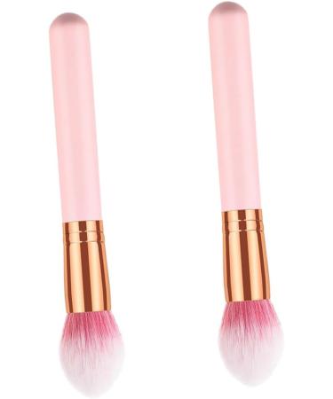 CANIGHT 2pcs Professional Makeup Brush Concealer Brush Cosmetics Brush Cosmetics Powder Brush Wooden - Buy Online on GoSupps.com