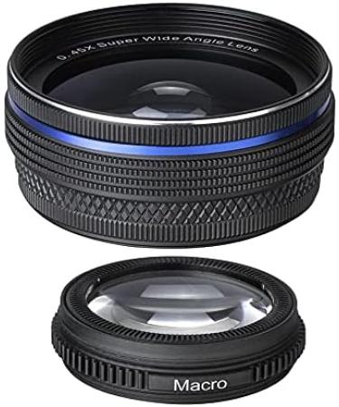 37mm Phone Camera Lens Kit | 0.45X Super Wide Angle + 15X Macro Lens | Professional HD Camera Lens for Smartphone/Tablet | No Dark Corners - Buy Online on GoSupps.com