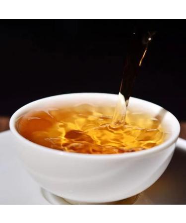 HELLOYOUNG 357g G teau de th noir Bingdao sucr biologique du Yunnan chinois Th Pu'er Aliment vert artisanal au go t intense Th pu-erh Pu'er Tea - Buy Online on GoSupps.com