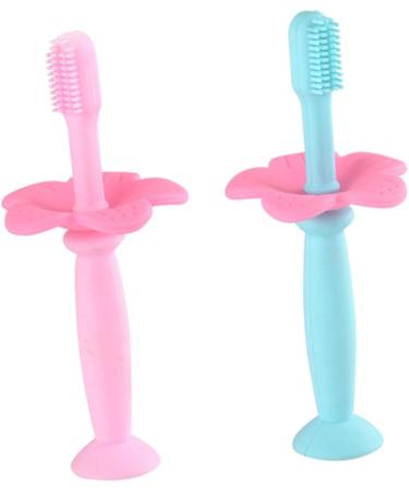 Beavorty 4-Piece Silicone Baby Toothbrush Set | Children s Fingerbrush & Training Toothbrush for Oral Care - Buy Online on GoSupps.com