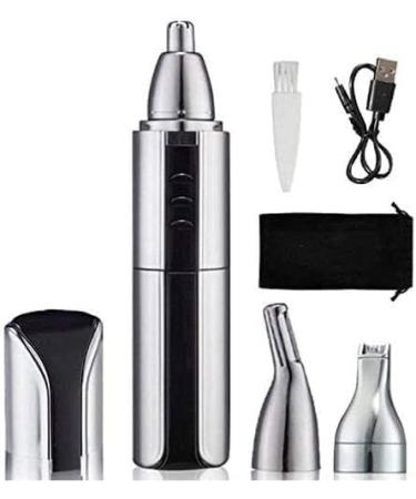 Nose Hair Trimmer Clipper - Professional Painless Dual Edge Blades for Men & Women | Waterproof Eyebrow & Facial Hair Trimmer Kit - Buy Online on GoSupps.com