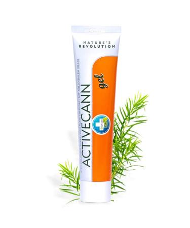 Annabis ACTIVECANN Natural Vegan Gel with Organic Hemp & Colloidal Silver - Fast Absorbing - Non-Sticky Formula for Neck, Back, Elbows, & Knees - Buy Online on GoSupps.com