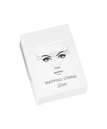 BIUDECO 1box Eyebrow Makeup Ruler Tool Convenient Eyebrow Ruler Eyebrow Tattoos Ruler 6x4.5cm White