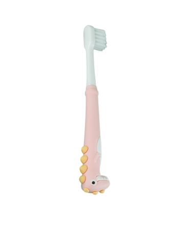 Children's toothbrush soft hair small independent packaging sweet dinosaur cartoon infant hair toothbrush for 3 to 12 years DNW308 1 piece (1 Pack) D