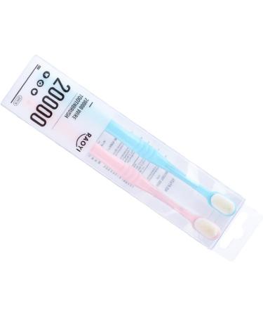Minkissy 2-Pack Nylon & Silicone Children's Toothbrush - Soft & Safe Manual Toothbrush for Kids & Adults Eco-Friendly Household Cleaner Ideal for Pregnant Women - International Shipping Available - Buy Online on GoSupps.com
