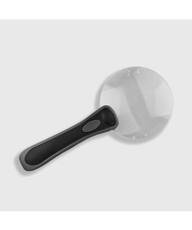 Magnifiers Lighted Reading Magnifier Lightweight Borderless Magnifying Glass Compatible with Reading Vials Macular Degeneration Reading Aids