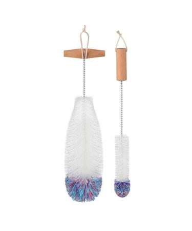 Tvnakdfq Cleaning Brush Soda Bottle Brush Wooden Handle Brush Glassware Jar Cleaner Kitchen Cleaning Tool
