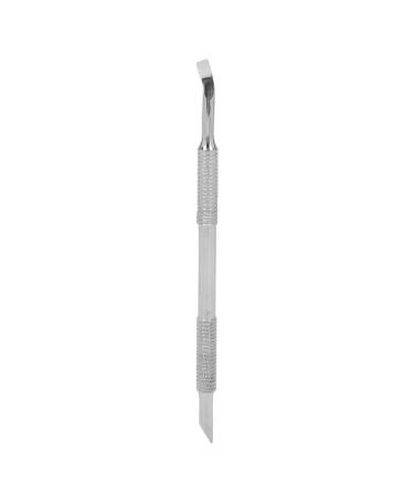 Double Ended Cuticle Pusher Trimmer Stainless Steel Cuticle Remover Cutter Manicure Tool for Fingernail Toenail