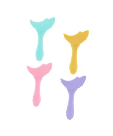 4 pi ces Pochoirs Eyeliner Multifonctions R utilisables Silicone Outils Maquillage Yeux pour D butants et Professionnels Protection Fards Paupi res et Mascara Couleur Al atoire
