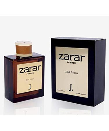 Zarar Gold for Men EDP- 100 ML (3.4 oz) Bergamot black currant jasmine rose patchouli.