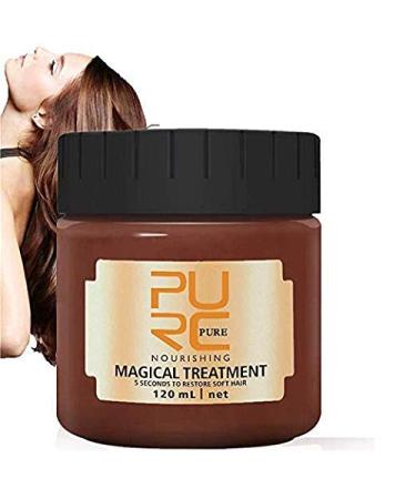 2Pcs 120ml Magic Hair Mask Repair Damage Recovery Soft Hair Care 5 Seconds Repair Damage Hair Root