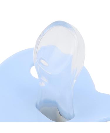 Baby Pacifier for 6-18 Months | BPA-Free Silicone Bling Pacifier with Clip - Blue - Buy Online on GoSupps.com