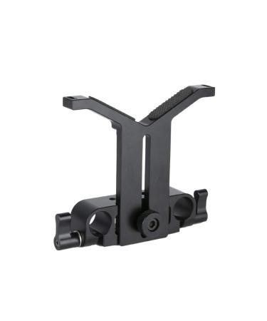 NICEYRIG 15mm Lens Support Bracket Dual Rod Clamp Universal for 50mm - 140mm Long Lens - 2784