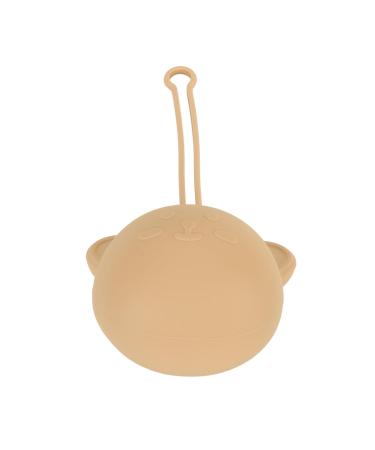 Silicone Pacifier Holder Case | Portable Pacifier Case with Strap | Keeps Pacifier Clean - Coffee Color - Buy Online on GoSupps.com