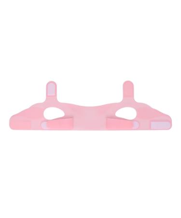 v-face face firming bandage Facial slimming belt face tightening lifting belt with soft silicone elastic double chin reducer() pink