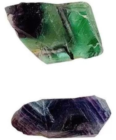 200g Crystals Raw Specimen Natural Rainbow Fluorite Quartz Rough Stone for Home Decor Suitable for Home Crystals Ornaments Stone Mineral Specimen - Buy Online on GoSupps.com