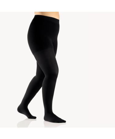 BORT AktiVen Extra CCL2 AT compression tights short closed toe 7 black