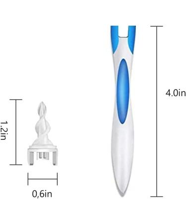 Ear Wax Remover  Spiral Ear Wax Removal Tool  Reusable Earwax Removal Kit  Safe Ear Cleaner with 16 Pcs Soft and Flexible Replacement Tips  for Adult and Kids 16pcs - Buy Online on GoSupps.com