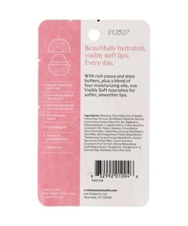 EOS Super Soft Shea Lip Balm Coconut Milk 0.25 oz (Pack of 6) Coconut Milk 0.25 Ounce (Pack of 6) - Buy Online on GoSupps.com