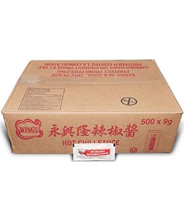 Wing's Chili Sauce Packet (500x9g) (1-Pack)