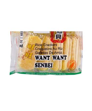 Want-Want Senbei Rice Crackers 112g (3.95oz) - Authentic Japanese Snack - Buy Online on GoSupps.com