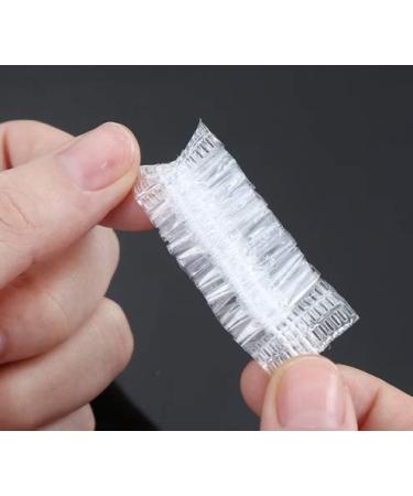 100PCS Disposable Ear Protector Caps for Shower, Bathing, Hair Dye - Clear Elastic Covers for Spa, Salon & Home Use - Buy Online on GoSupps.com