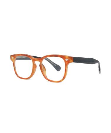 Ryan Simkhai Eyeshop Reading Glasses Rey | Amber Tortoise | Blue Light 7054 1.50