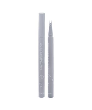 Double Tip Lower Eyelash Pencil | Quick Drying Long Lasting Sweat Proof Bottom Lashes Eyeliner | Liquid Eyeliner Pencil | Two Claw Bottom Lashes Pencil For Eye Makeup Gray-black