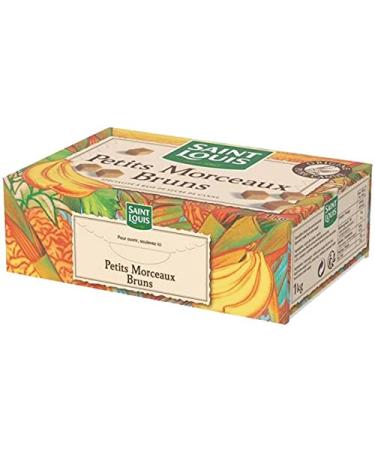 Saint Louis Sugar Small Pieces Brown 1 kg (Pack of 3)