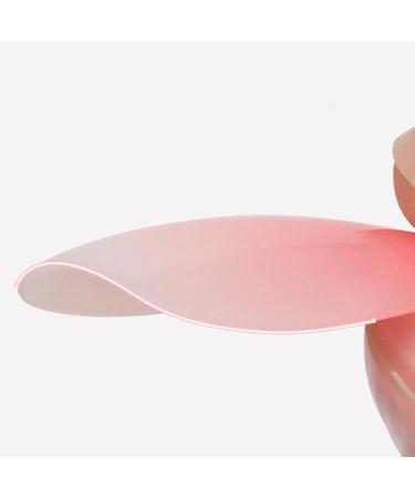 FEIlei 30Pcs Long Press on Nails Coffin French Fake Nails Tip Gradient Acrylic Nails Glossy False Nails for Women Girls - Buy Online on GoSupps.com