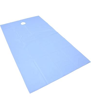 Verdant Touch Waterproof Bed Sheet - Skin-Friendly Beauty Salon & Spa Cover with Facial Atemhole - Breathable Blue Massage Bed Sheet - Buy Online on GoSupps.com
