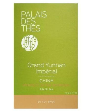 Palais des Th s GRAND YUNNAN IMP RIAL Th Noir de Chine Floral et Doux Parfum Miell 20 Sachets Mousselines