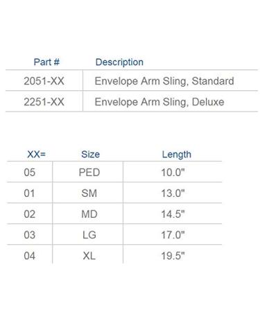 Buy United Ortho 2251-02 Deluxe Envelope Arm Sling - Medium Black | International Shipping Available - Buy Online on GoSupps.com