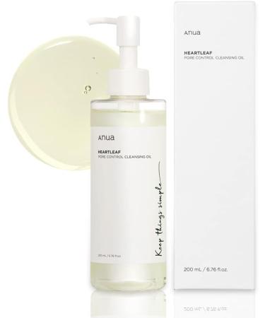 ANUA Heartleaf Pore Control Oil Korean Facial Cleanser Daily Blackhead Removal 6.76 fl oz (200 ml) - Buy Online on GoSupps.com