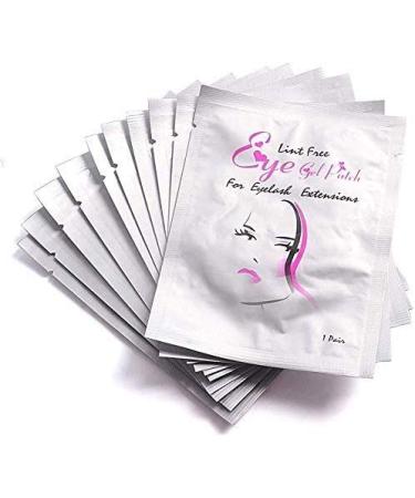 LLKK eye gelpad - a eye mask with 50 pairs of eyelashes and eyelash extensions under the eye gel pad with a smooth front and a collagen back