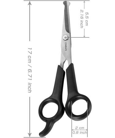 Professional Stainless Steel Dog Cups & Eye Cutter for Dogs and Cats - Fello Care Tools 17x6.6 cm - Buy Online on GoSupps.com