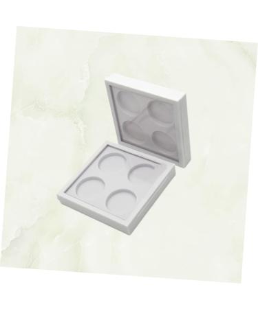 HAPINARY 2pcs 4 Makeup Accessories Aluminum Tin Jars Eyeshadow Containers Empty Eyeshadow Tins Empty White - Buy Online on GoSupps.com