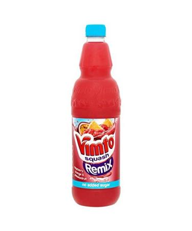 Vimto Remix Framboise 1L De Squash D'Orange Et De La Passion