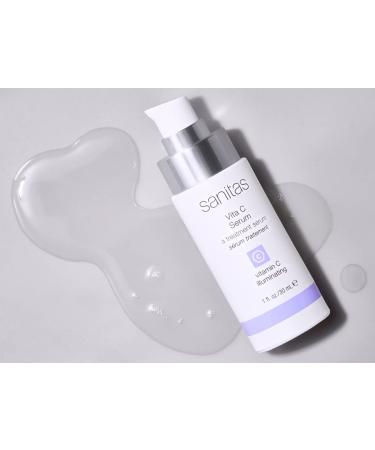 Sanitas Skincare Vita C Serum - 30% Vitamin C Antioxidant Nutrient-Rich Vegan Squalane - 1 oz - Best for Radiant Skin - Buy Online on GoSupps.com