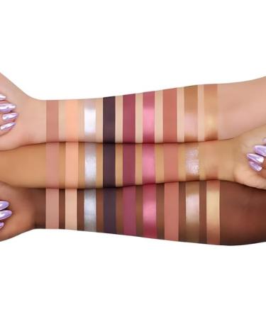  Generisch Eyeshadow palette in cosmic tones 18 colours 16.3 g intense metallic and matte colours for discreet day makeup and expressive evening looks with effect - Buy Online on GoSupps.com