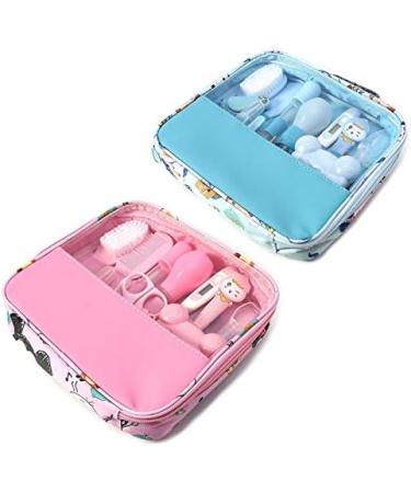 13pcs Moonvvin Baby Care Kit Set - Essential Newborn Grooming Accessories for Home and Travel - Pink - Buy Online on GoSupps.com