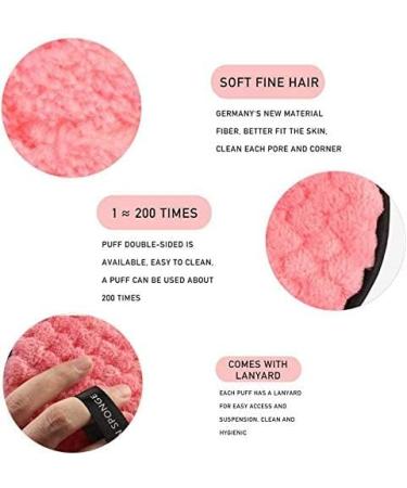 Reusable Make-Up Remover Cloths - 3 Pack Soft Microfiber Washable Pads | Chemical-Free Facial Cleaning with Just Water - Buy Online on GoSupps.com