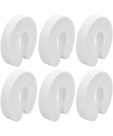 Plabbdpl door stopper for children 6 pieces of foam doorstop child safety finger foam doorstop door lock children's door stopper