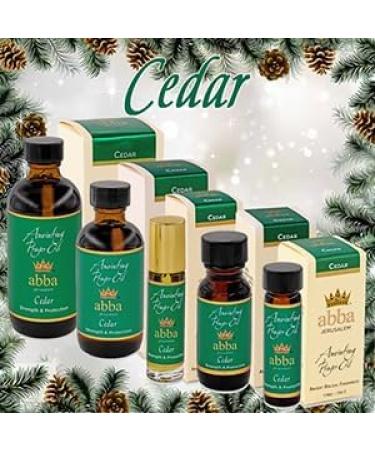 ABBA Oil Cedar Anointing Prayer Oil 2oz Bottle in Gift Box - ABBA Jerusalem - Buy Online on GoSupps.com
