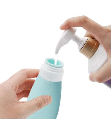 LYOB Leak Proof Silicone Refillable Travel Squeeze Bottles 3oz (90ml) - TSA Approved Toiletry Containers (4-Pack) - Buy Online on GoSupps.com