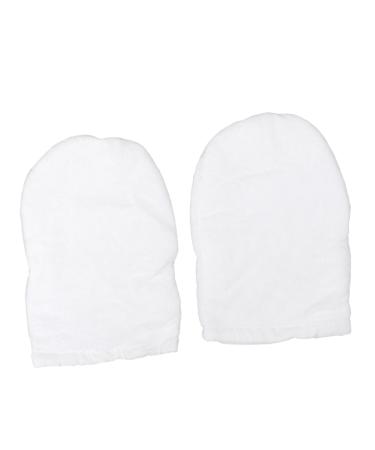 De Paraffine Avec Isolation Thermique Coton Et Chaussettes Pour Soins Spa Chaud Blanc