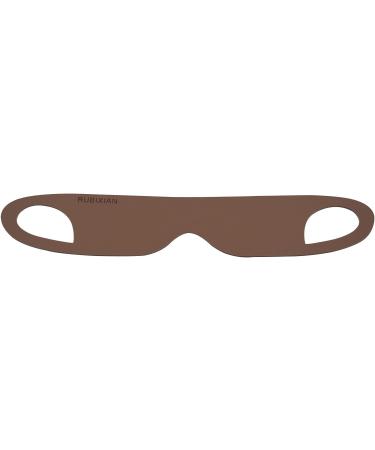 RUBIXIAN Blocks Light Sleep Mask - Ultra-Light 5g for Travel & Yoga - Soft & Comfortable - Includes Storage Bag (M Brown M) - Buy Online on GoSupps.com