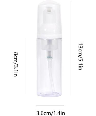 Mousse Foam Pump Bottle - Transparent Empty Spray Bottle - Shampoo Foam Refillable Container for Cleansing Cream Hair Essence - Buy Online on GoSupps.com