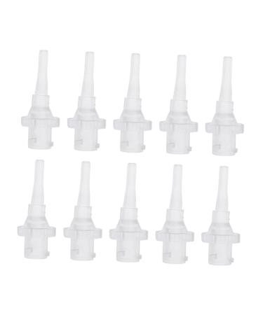 Outanaya 10pcs Ear Cleaning Disposable Tips for Ear Wash Systems Fit Nozzles Sturdy Material for Family Use Care Supply